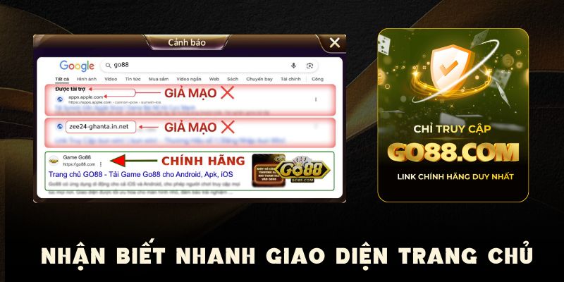 GO88 Chính Hãng - Dấu Hiệu Nhận Diện Trang Thật Giả 3 Xem lại các cách phân biệt nhanh trang thật giả